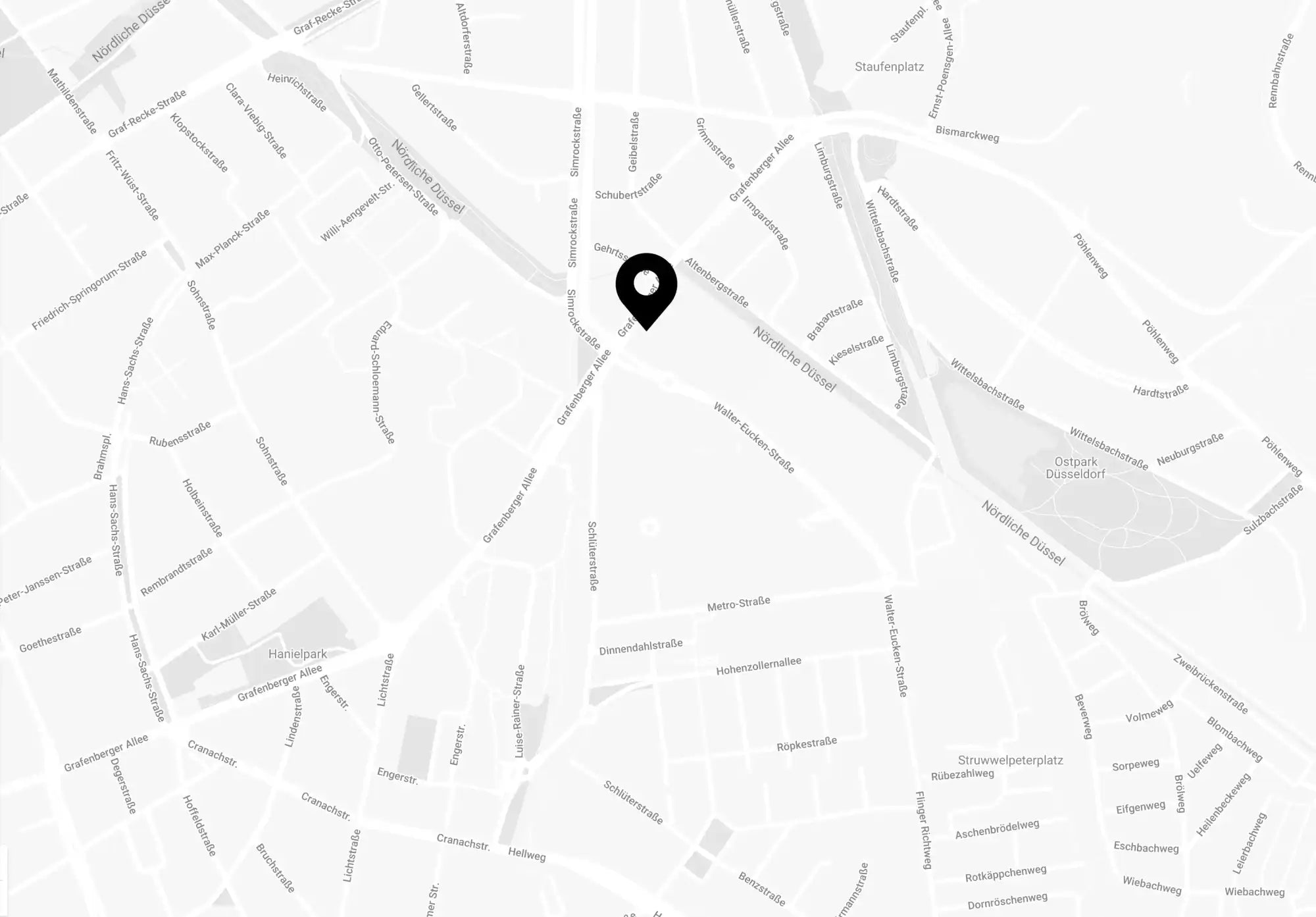 Map with location marker.