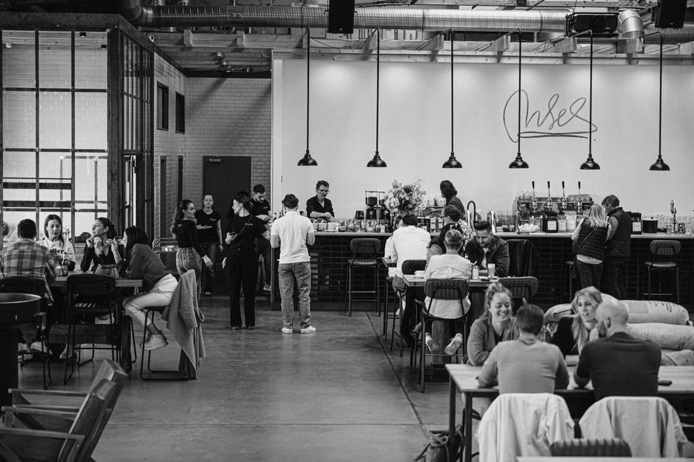 Frühling in der Dritan Alsela Roastery