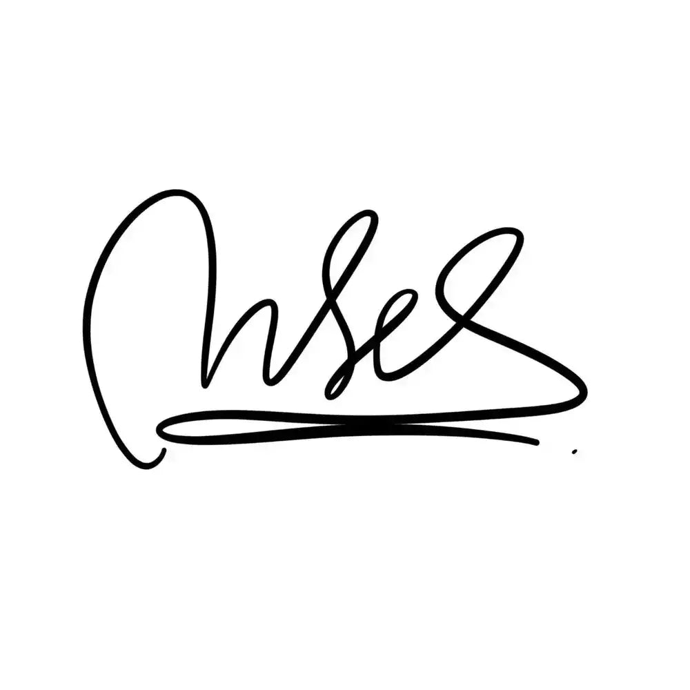 Black cursive signature pen