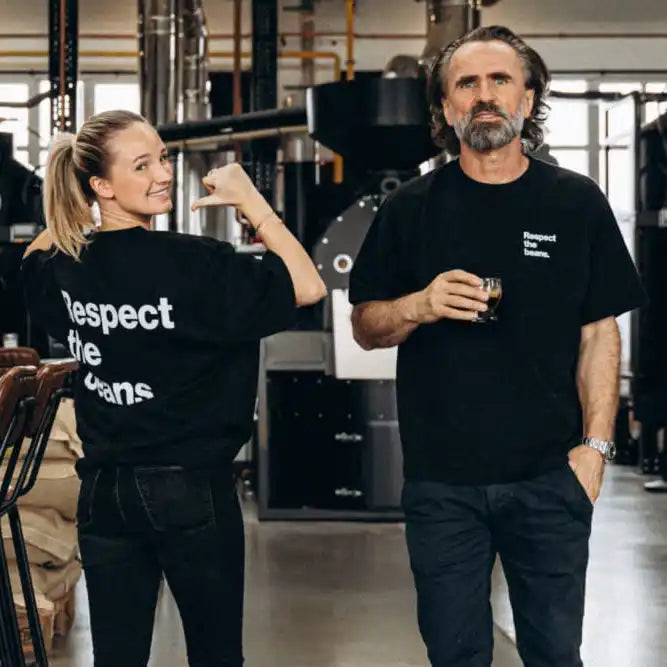 Respect the beans Oversized T-Shirt (unisex)