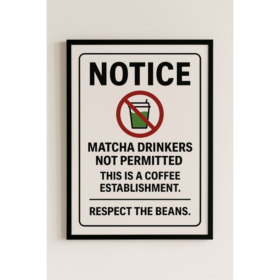 Digital Poster “Respect the Beans” – Coffee Lover Wall Art - Digital Poster