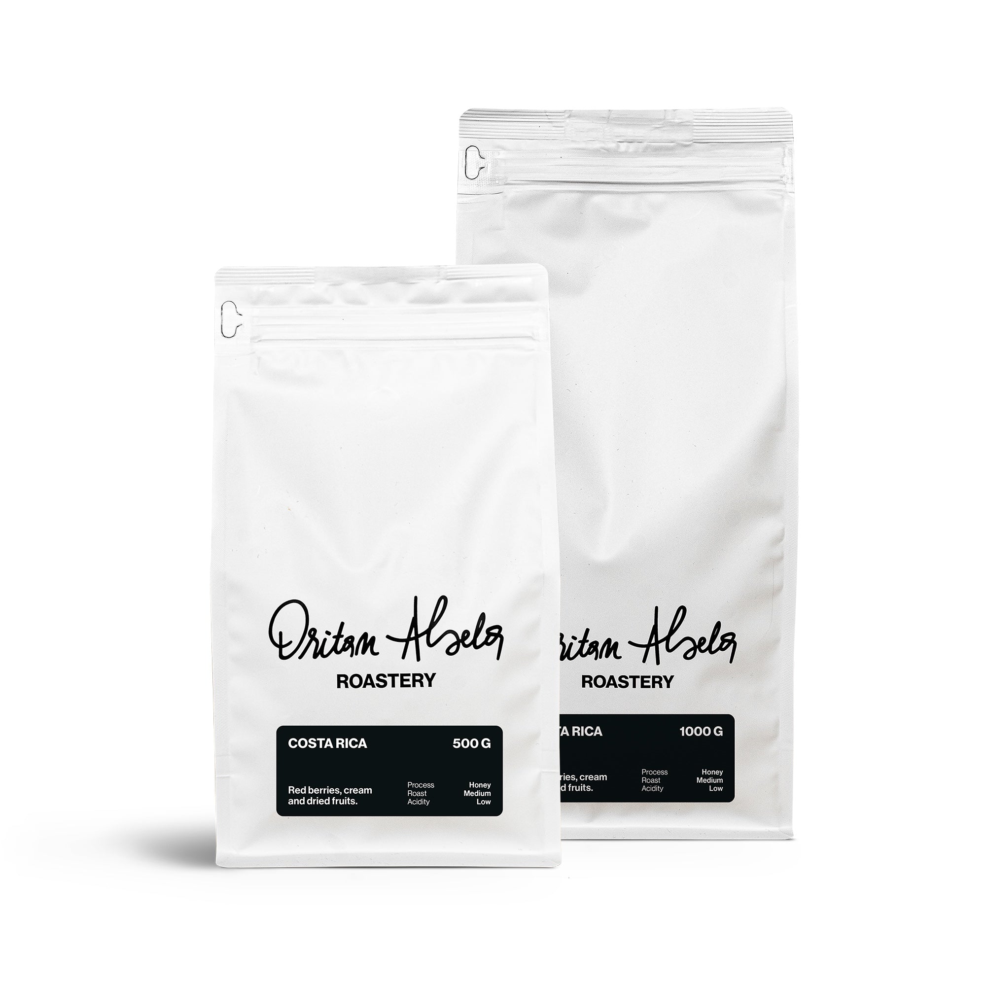 Costa Rica Kaffeebohnen von Dritan Alsela Roastery – Packungen 500 g und 1 kg