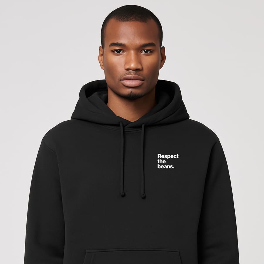 Respect the beans Oversized Hoodie (unisex)
