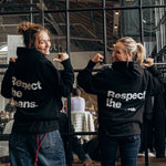 Respect the beans Oversized Hoodie (unisex)