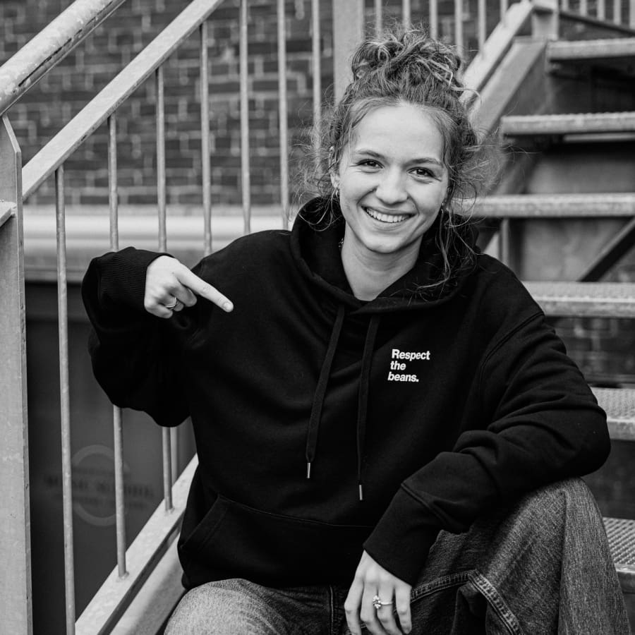 Respect the beans Oversized Hoodie (unisex)