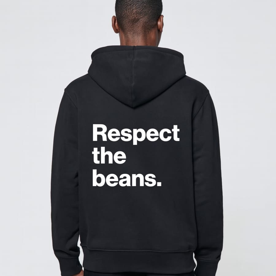 Respect the beans Oversized Hoodie (unisex)