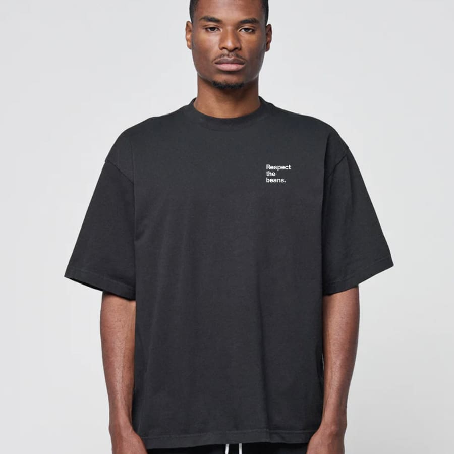 Respect the beans Oversized T-Shirt (unisex)