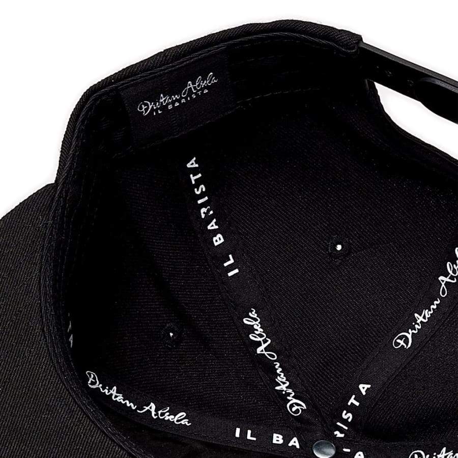 Dritan Alsela Barista Outline Snapback Cap Black